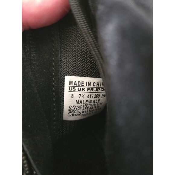 Adidas Yeezy Boost 750 Sneaker Men Size 8 Triple Black Style BB1839 - Picture 6 of 6